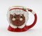 Ceramic Christmas African American Mrs. Claus Ceramic Mug, Home Décor, Gift for Her, Gift for Mom, Kitchen Décor, Christmas Décor